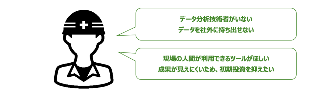 生産現場のデータ活用の声